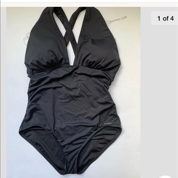 black swimsuit size 14